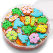 MINI SUGAR SHORTBREAD COOKIE ACETATE- SPRING ASSORTED