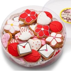 MINI SUGAR SHORTBREAD COOKIE ACETATE- LOTS OF LOVE ASSORTED