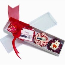 Belgian Chocolate Oreos- Box of 4- Corporate Valentine Edition
