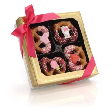 Valentine Chocolate Pretzel Twist, Box Of 12