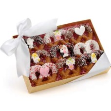 Wedding Chocolate Pretzel Twists, Box of 9
