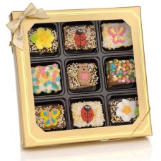 Spring Chocolate Dipped Mini Crizpy - Window Gift Box of 9