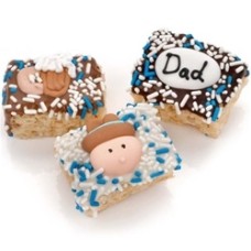 Father's Day Chocolate Dipped Mini Crizpy - Individually Wrapped