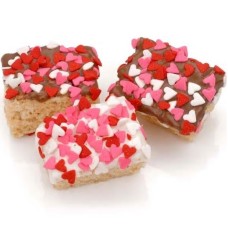 Heart Sprinkles Chocolate Dipped Mini Crizpy Â- Individually Wrapped