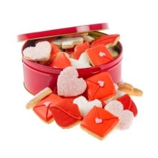 Valentine's Mini Sugar Cookie Tin of 20