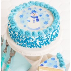 Snowman Cake