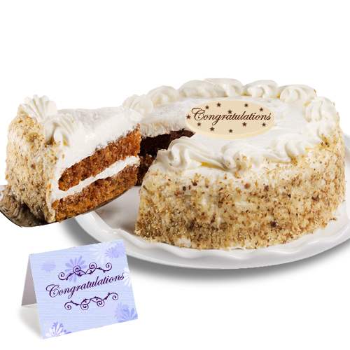 Carrot Congratulation Cake