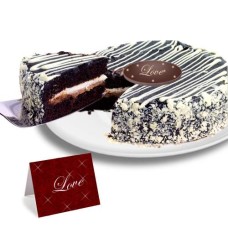 Black and White Mousse Cake-(2)