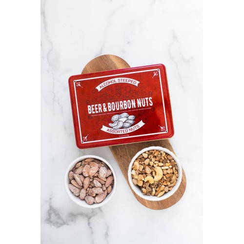 Beer & Bourbon Liquor Nuts Gift Tin