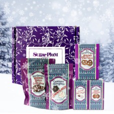 Wonderful Winter Chocolate Holiday Gift Collection â€“ 5 Gourmet Holiday Snacks | Festive Assortment with Peppermint Snowflakes, Chocolate Pretzels & More