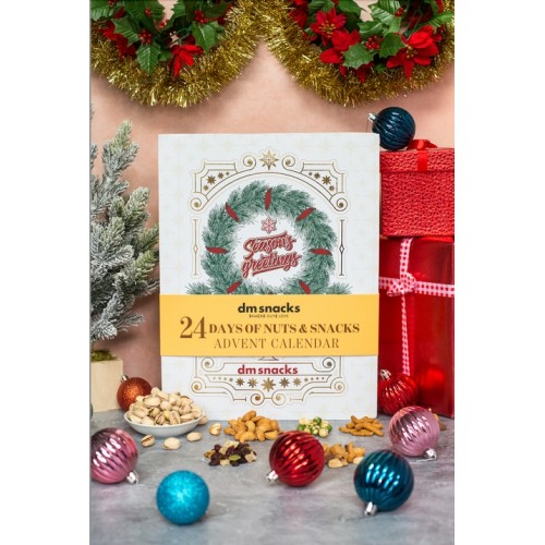 2024 Limited Edition Gourmet Nuts & Snacks Advent Calendar â€“ 24 Days of Premium Holiday Countdown Snacks, Featuring Flavored Nuts, Trail Mix & More