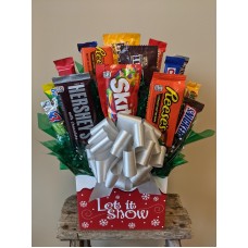 Let it Snow box bouquet