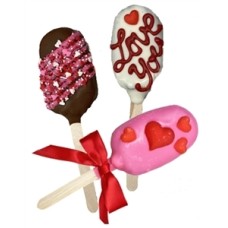 Cake Popsicles - Assorted Valentine's Designs