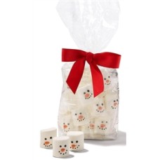 Snowman Face Marshmallows, Gift Bag Of 18