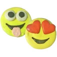 Hand Dec. Cookies - Emoji
