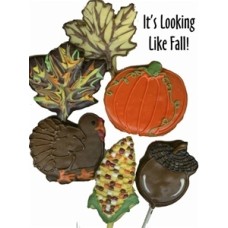 Hand Dec. Cookies - Fall