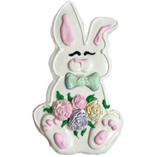 Hand Dec. Cookies - Large Easter Bunny