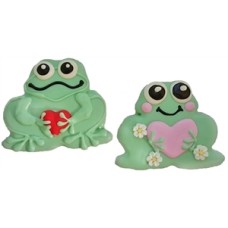 Hand Dec. Cookies - Love Frogs