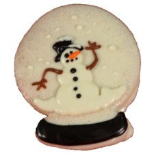 Hand Dec. Cookies - Snow Globe