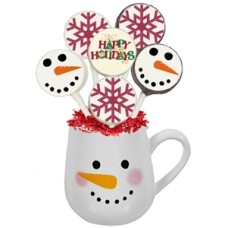 Mini Oreo® Cookie Pops - Holiday Designs Mug Gift