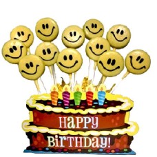 Happy Birthday Smiley Faces