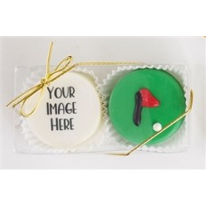 Oreo Cookies - Golf Gift Box of 2 with Flagstick and Your Image