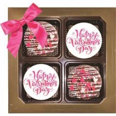 Oreo Cookie - Happy Valentine's Day - Gift Box of 4