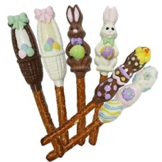 Pretzel Rods - Molded Easter Theme
