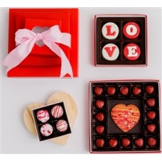 Tower - Valentine Mini-Truffles with Love Oreos and Mini Chocolate Hearts
