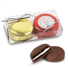 Personalized Happy Holidays Foiled Oreo Gift Box Of 2