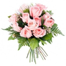Bouquet of 13 pink roses