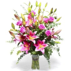 Bouquet of Lilies and Roses - Art