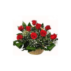 Basket with flowers Harmony