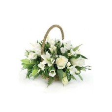 Basket with flowers - Thank You