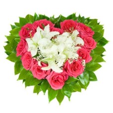 Heart of flowers - Kiss