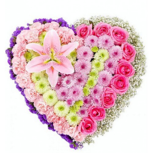 Heart of flowers - Beautiful Smile