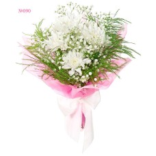 Bouquet of White Chrysanthemums