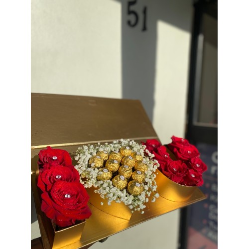 I LOVE YOU Flower Box