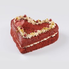 Red Velvet Heart Cake (6-8 pers)