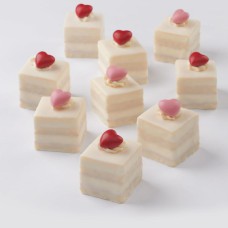 Valentine petit fours (9 pieces)