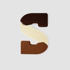 Different flavors of chocolate letters (with logo)