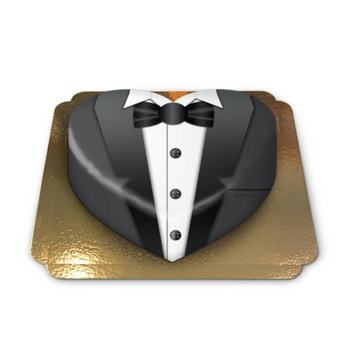 Black Smoking Cake - Heart (Large)