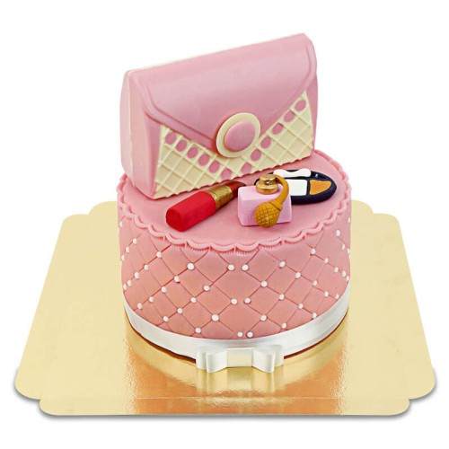Makeup and Bag Cake Deluxe (Small((18 cm)20 bits))
