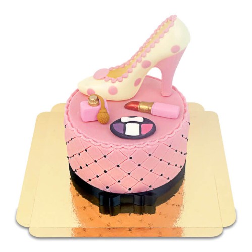 Makeup and Shoe Cake Deluxe (Small((18 cm)20 bits))