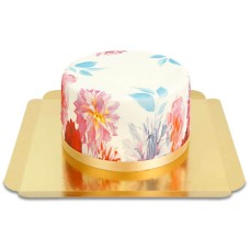 Floral deluxe cake (Small((18 cm)20 bits))