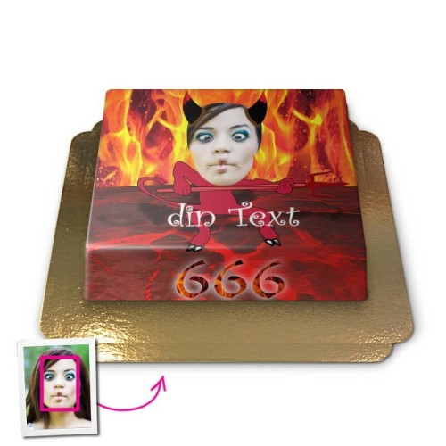 Devil Face-Cake (medium(25x17cm(15 pieces)))