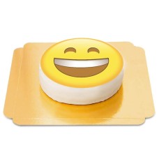 Laughing emoji cake (Small (18 cm(6-8 pieces)))