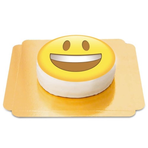 Happy emoji cake (Small (18 cm(6-8 pieces)))