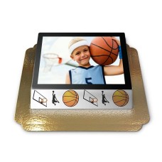Basketball frame, Photo cake (Large(40 bits))