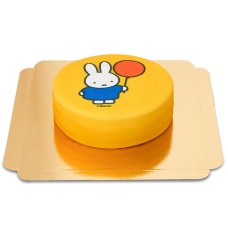 Miffy cake yellow (Small (18 cm(6-8 pieces)))